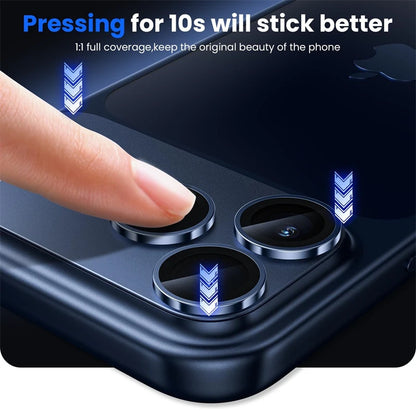 Metal & Glass Camera Lens Protector for iPhone 17-13 Series – Durable Lens Cover
