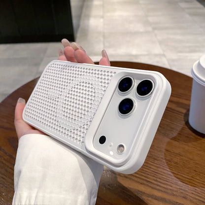 Hollow Mesh Cooling MagSafe Case for iPhone 14/13/12 Pro Max Plus Magnetic Cover