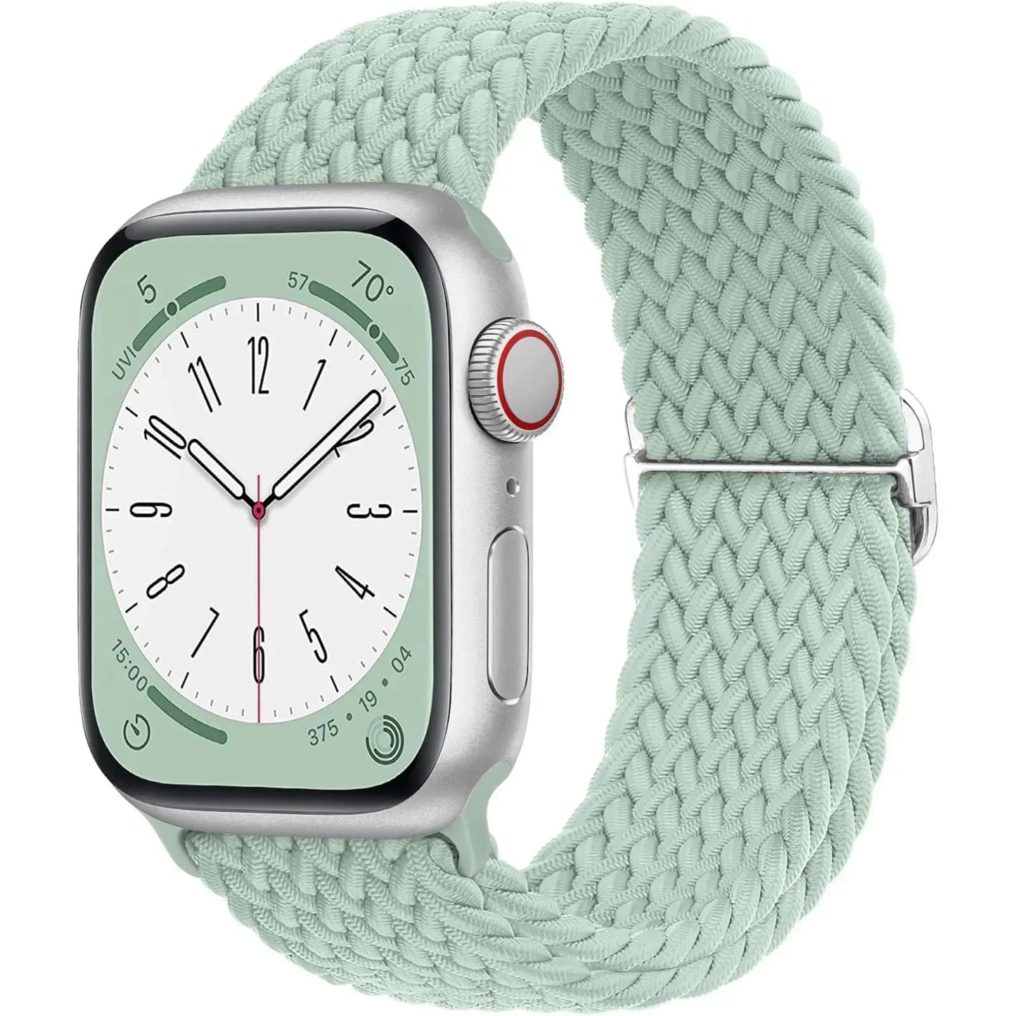 Braided Nylon Strap for Apple Watch Ultra 2/Series 10–4 Adjustable Band