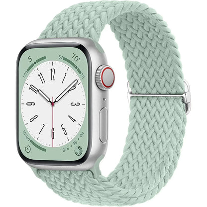 Braided Nylon Strap for Apple Watch Ultra 2/Series 10–4 Adjustable Band
