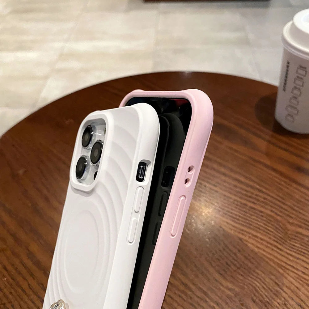 MagSafe Magnetic Wireless Charging Silicone Case for iPhone 16 15 14 13 12 11