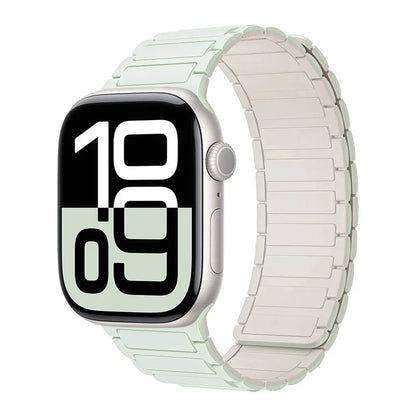 Magnetic Silicone Band for Apple Watch Ultra 3 2 Series 11 10 9 8 7 6 SE