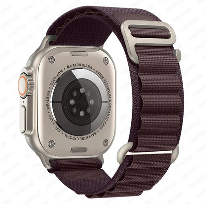 Alpine Loop Nylon Strap for Apple Watch Ultra 2 & Series 10-4, 40-49mm Adjustable Band