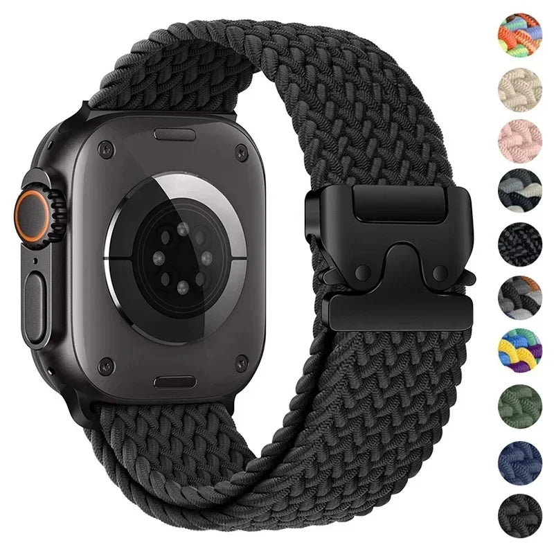 Parachute Braided Strap for Apple Watch Ultra 2 & Series 10–6 SE Band