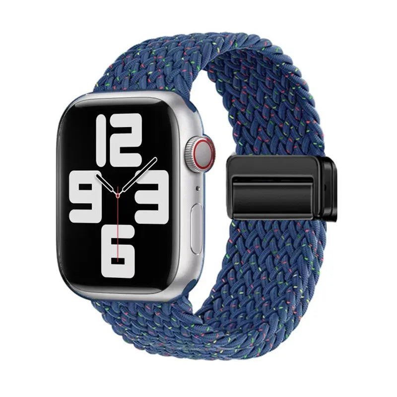 Nylon Braided Band for Apple Watch Ultra & S10–S3 | Soft Durable Strap