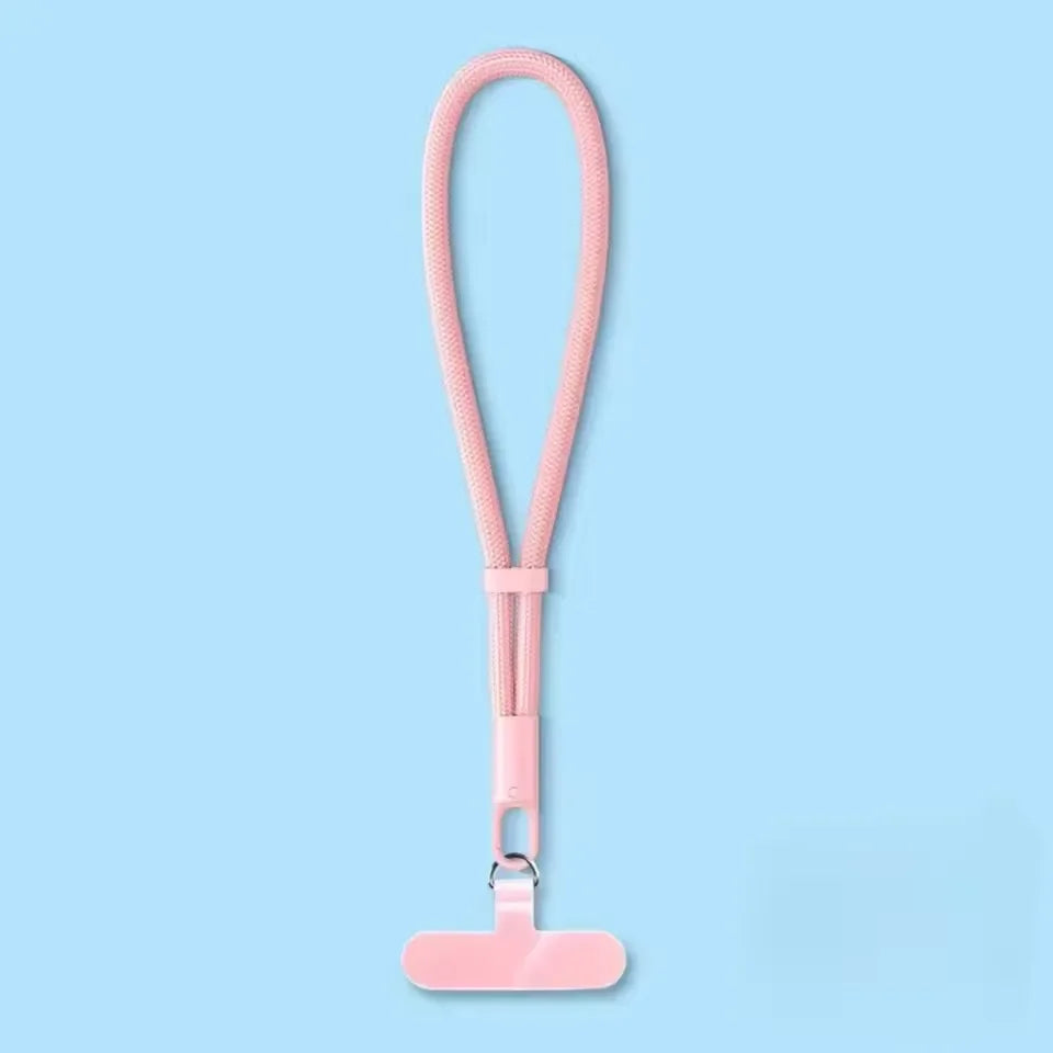 Adjustable Crossbody Phone Lanyard Strap with Patch for iPhone & Smartphones