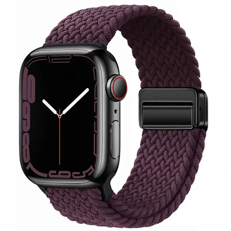 Braided Magnetic Strap for Apple Watch Ultra 2 & Series 10–6 SE Band
