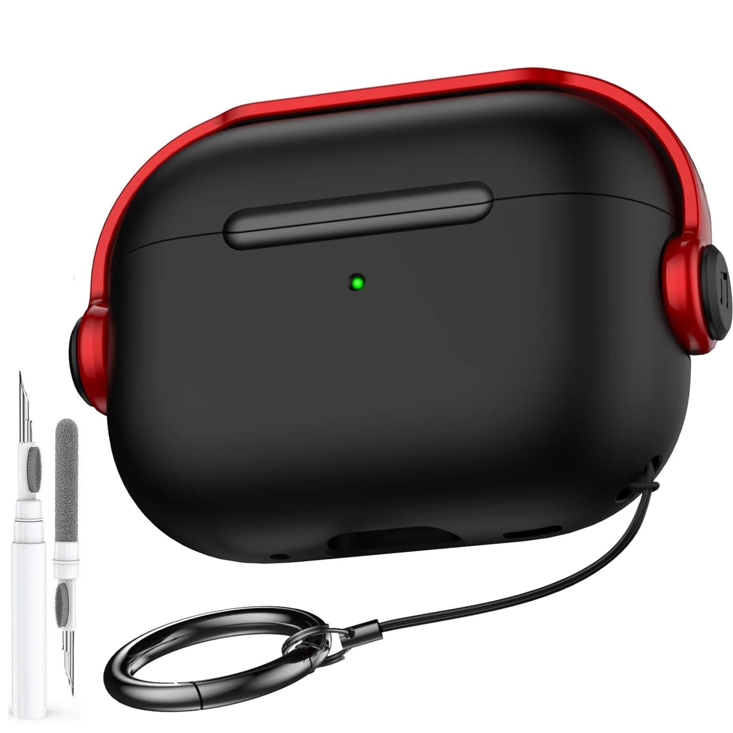 AirPods Pro 3 Case – Cute Music Design with Keychain & Cleaning Kit Included