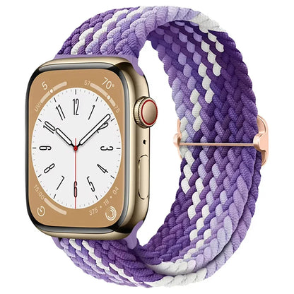 Braided Solo Loop for Apple Watch Ultra 2 & Series 10–3 SE Elastic Band