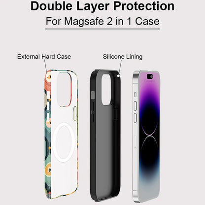 Art Painting MagSafe Case for iPhone 16–11 | Wireless Shockproof Cover