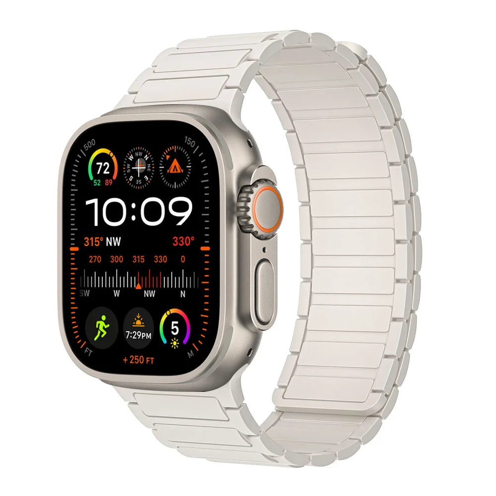 Sports Silicone Magnetic Band – Apple Watch Ultra 2 & Series 5-10 (38-49mm)