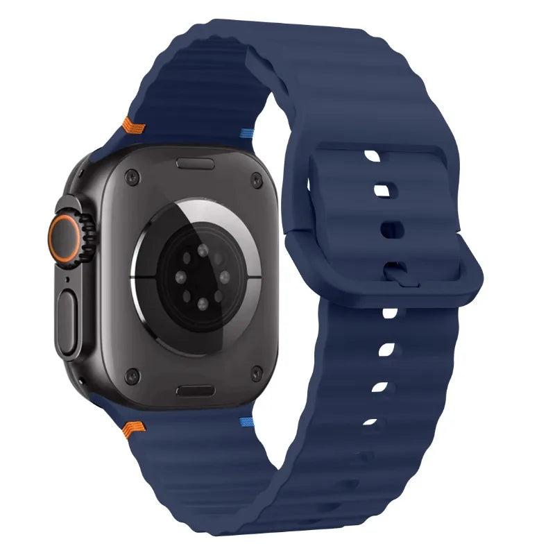 Silicone Strap for Apple Watch Ultra 3/2/1 49/46/45/44/42/41/40mm Sport Wristband