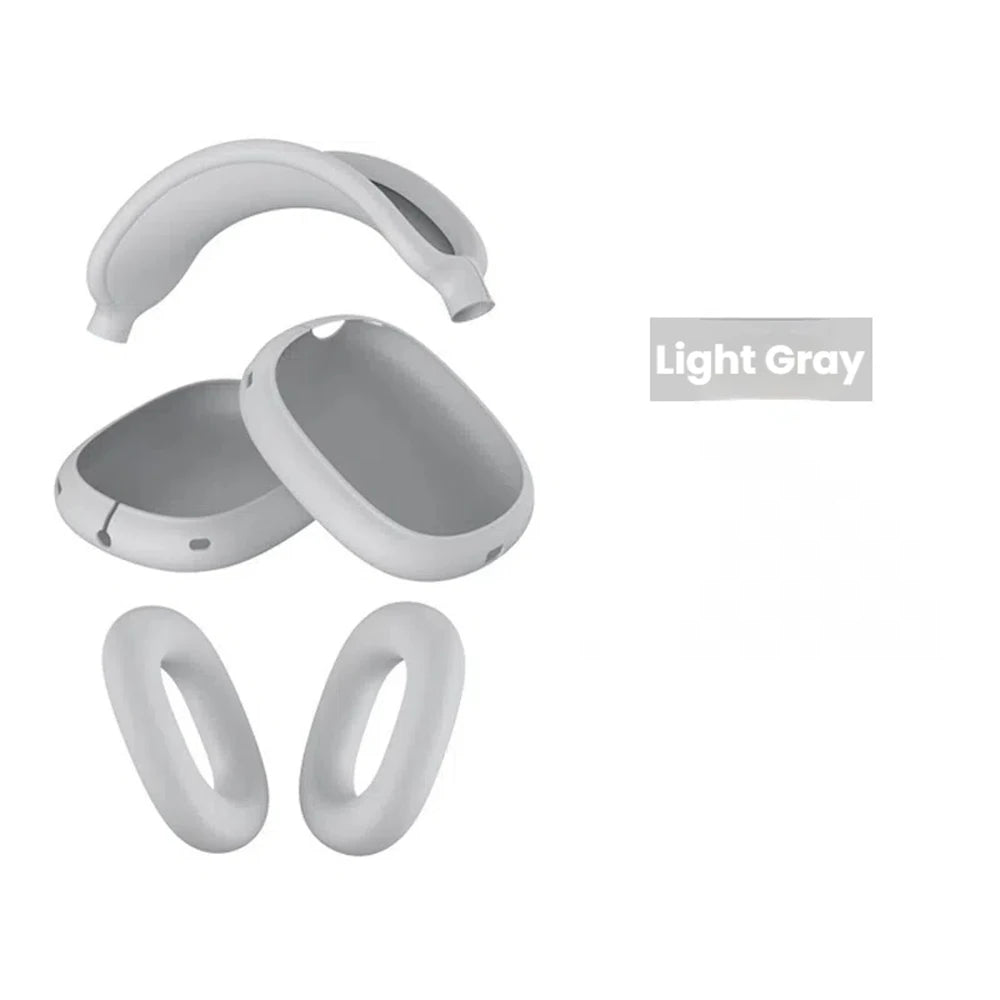 3 in 1 Soft Silicone Case for AirPods Max – Shockproof Headphones Cover