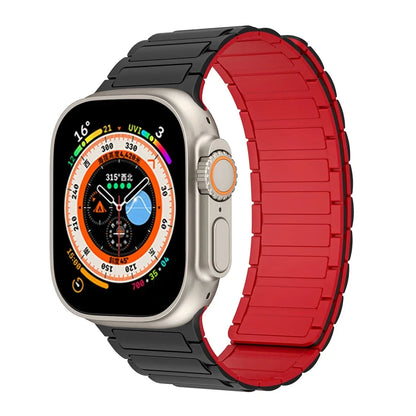 Magnetic Silicone Strap for Apple Watch Ultra 2 & Series 9–4 | 49–38mm Band