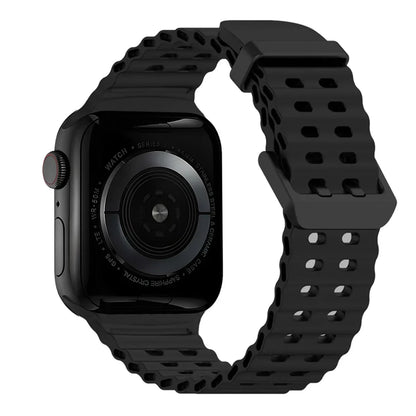 Ocean Silicone Band for Apple Watch Series 4–10 SE Ultra 2 (42–49mm)