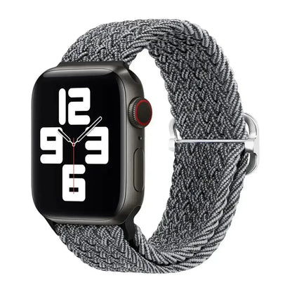Braided Solo Loop for Apple Watch Ultra & Series 10–7 SE Elastic Band