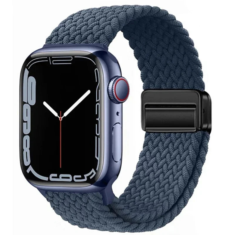Braided Magnetic Strap for Apple Watch Ultra 2 & Series 10–6 SE Band