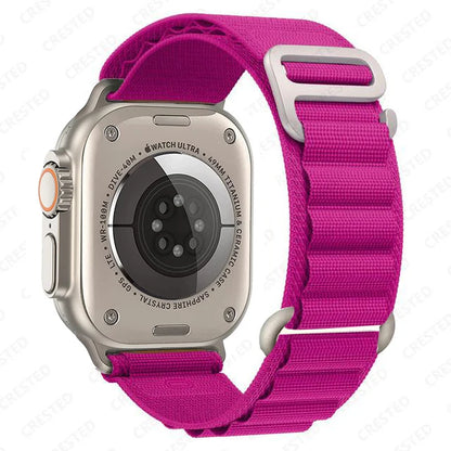Alpine Loop Nylon Strap for Apple Watch Ultra 2 & Series 10-4, 40-49mm Adjustable Band