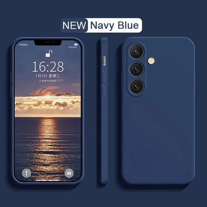 Soft Liquid Silicone Case for Samsung Galaxy S25/S24 Ultra & Plus Ultra Models