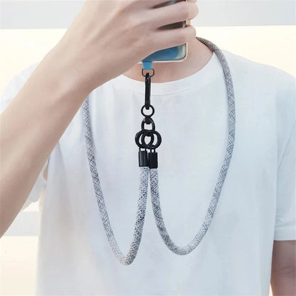 8MM x 120CM Bold Universal Phone Lanyard Crossbody Shoulder Strap Anti-Loss