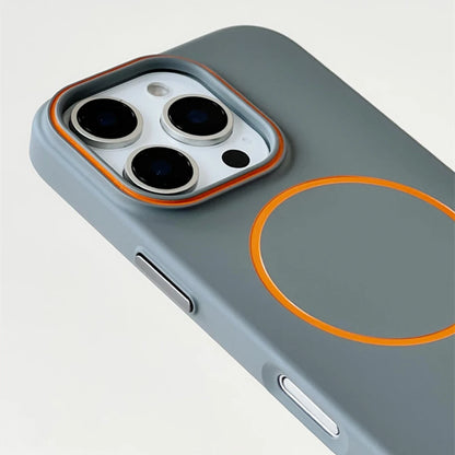 Ultrathin Hit Color MagSafe Case for iPhone 16 Pro Max 15 16 Pro Matte Hard Cover