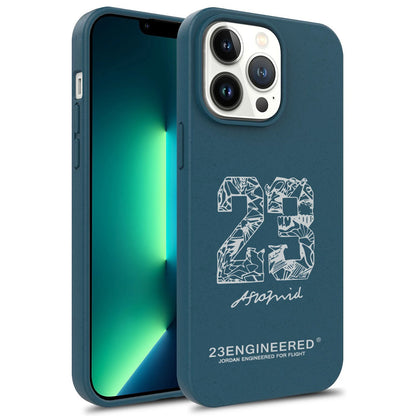 Wheat Degrade Silicone Case for iPhone 11–13 Pro Mini – Sports Number 23 Design