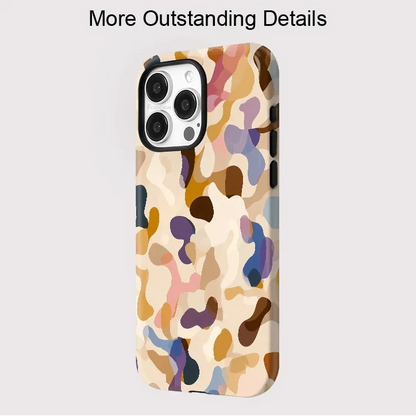 Matte Leopard MagSafe Case for iPhone 16–11 | Magnetic Shockproof Cover
