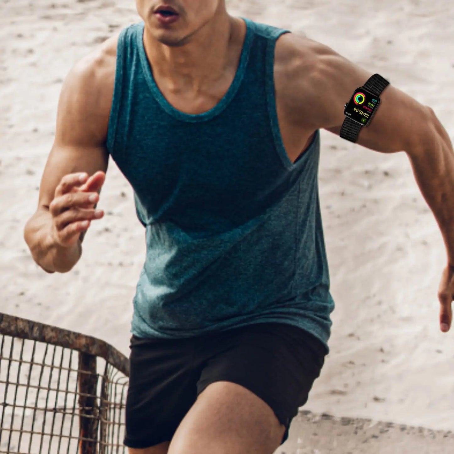 Sport Nylon Ankle/Arm Bands for Apple Watch 38-49mm - Ultra SE Series 9