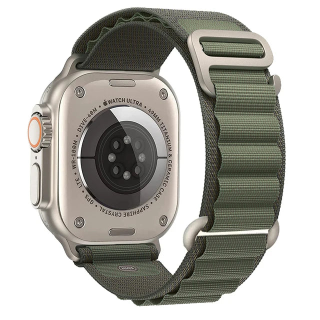 Alpine Loop Nylon Strap for Apple Watch Ultra 2 & Series 10-4, 40-49mm Adjustable Band
