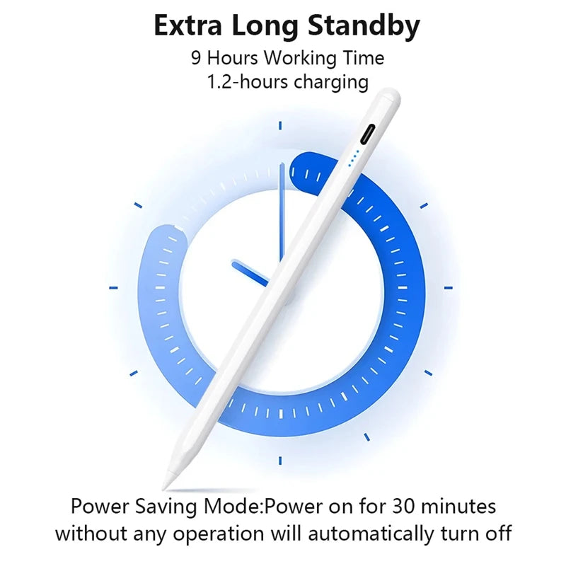 Stylus Pen for iPad Pro/Air/Mini | Palm Rejection & Power Display Pencil 2/1