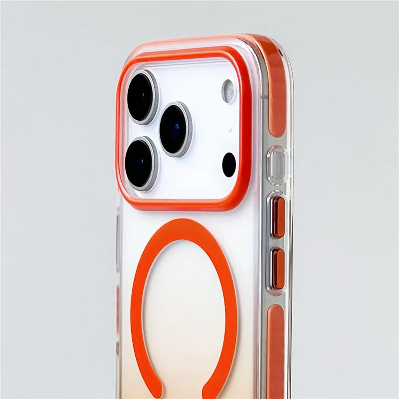 Gradient Matte Shockproof MagSafe Case for iPhone 17 Pro Max Hybrid Cover