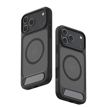 Invisible Folding Kickstand MagSafe Case for iPhone 14–17 Pro & 15–16 Pro Max