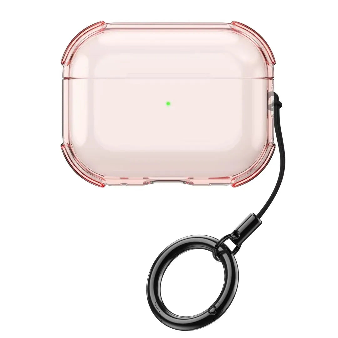 Clear TPU Case for AirPods Pro 3 with Lanyard, Keychain & Cleaning Kit