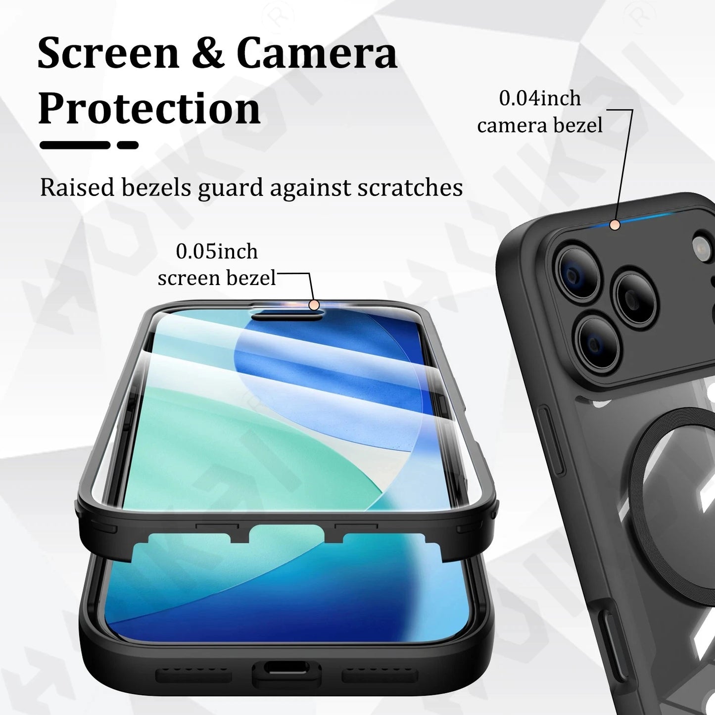 Case For iPhone 17 16 15  Pro Max Plus 360° Full Shockproof Cover