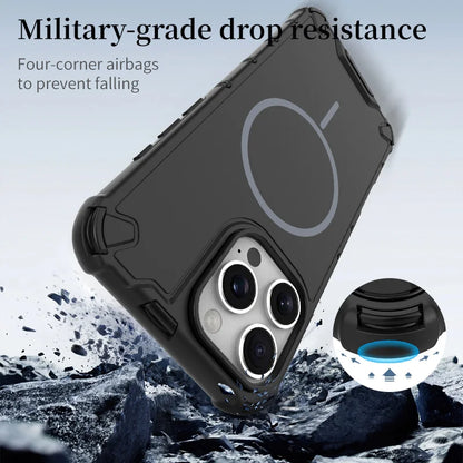 Luxury MagSafe Military-Grade Phone Case for iPhone 16 15 14 Pro Max