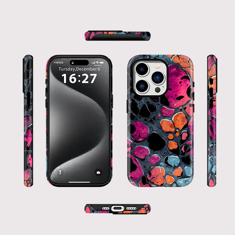 MagSafe Stones Case for iPhone 16–11 Pro Max | Magnetic Shockproof Cover