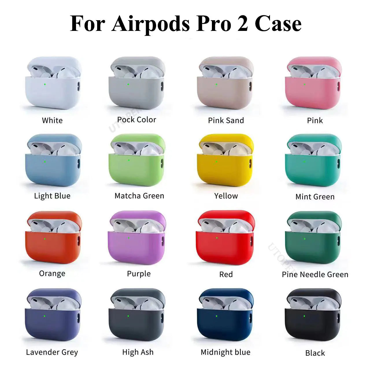 Liquid Silicone Case for AirPods Pro 2 (2022) – Soft Protective Cover
