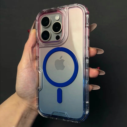 Heavy Duty 3in1 Magnetic Armor Shockproof Case For iPhone 16 15 14 13 12