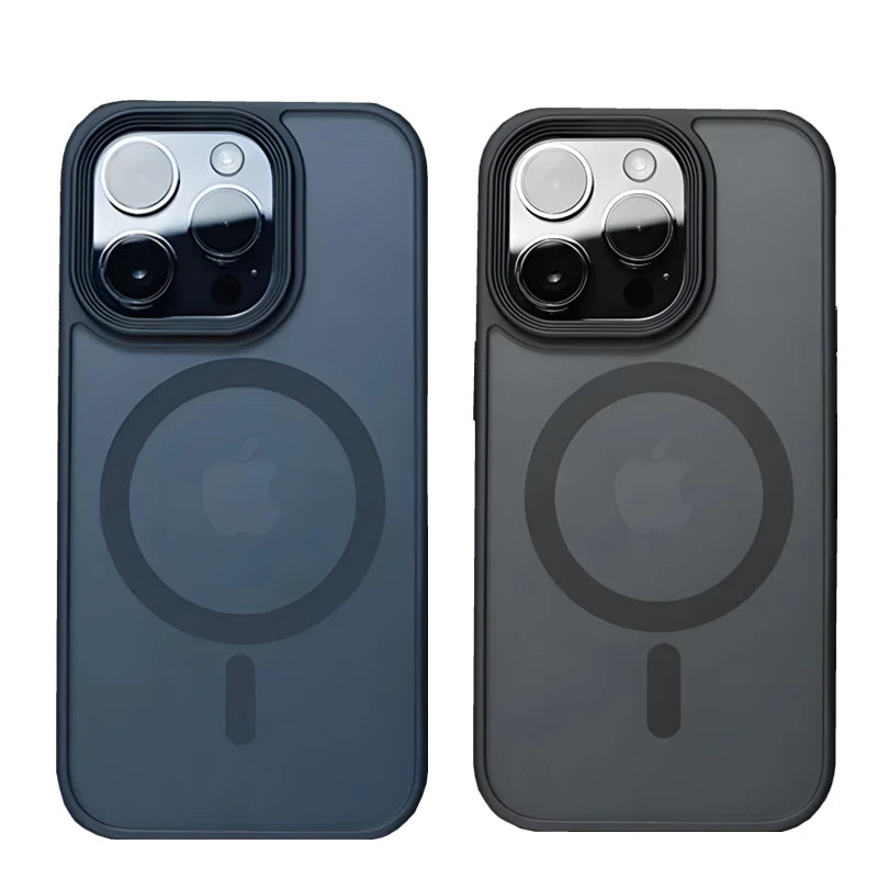 Translucent Frosted Matte Magnetic Case – iPhone 14 Plus/13/12 Pro Max