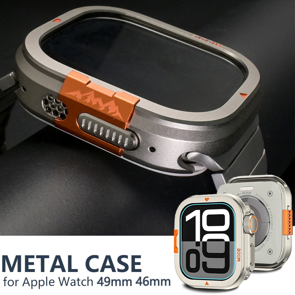 Metal Watch Case for Apple Watch Ultra 3–1 | Protective Cover 49–44mm