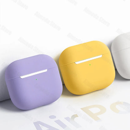 Liquid Silicone Case for AirPods Pro 2/3 – Soft Protective Earphone Cover