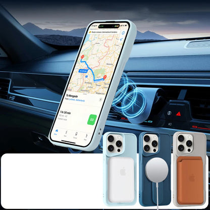 Luxury Magnetic MagSafe Push-Pull Ring Holder Phone Case for iPhone 14–11 Pro Max