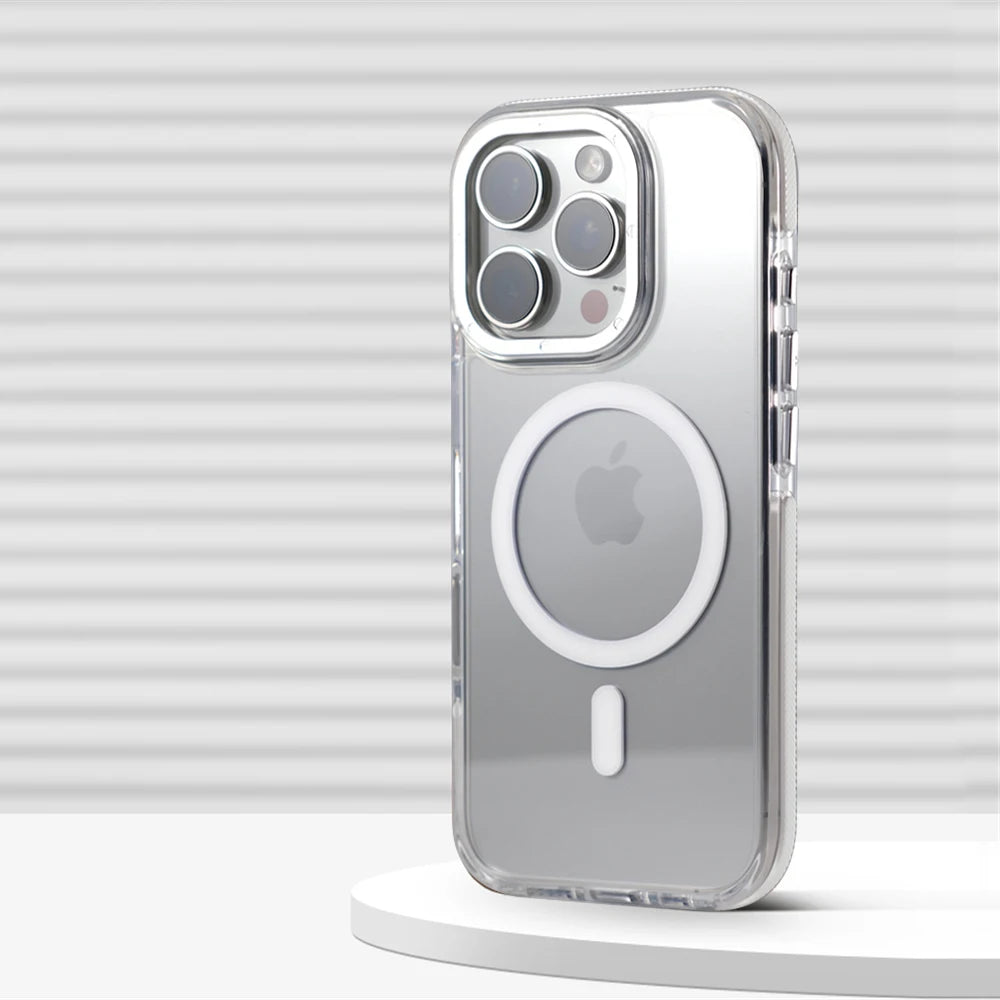 MagSafe Clear Armor Case for iPhone 14 13 12 Pro Max Plus – Magnetic