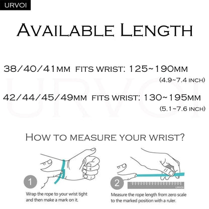 Ocean Band for Apple Watch Ultra 3/2 & Series 1-11, Silicone Sport Strap 46/49mm