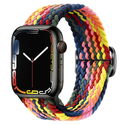 Elastic Braided Strap for Apple Watch Ultra 49mm and Series 9–SE, 45–38mm