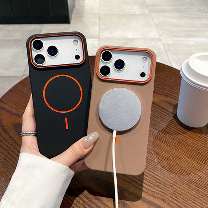 Magnetic Matte MagSafe Case for iPhone 17 Pro Max Air 16E 15 14 13 12 11