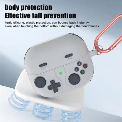 3D Cartoon Game Console Case for Samsung Galaxy Buds 3 / Buds 3 Pro with Hook