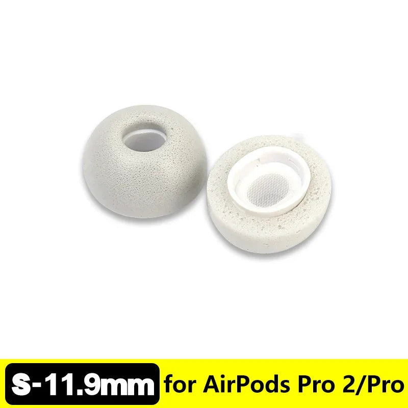 Memory Foam Eartips for AirPods Pro 1 & 2 – Soft & Case-Friendly Fit