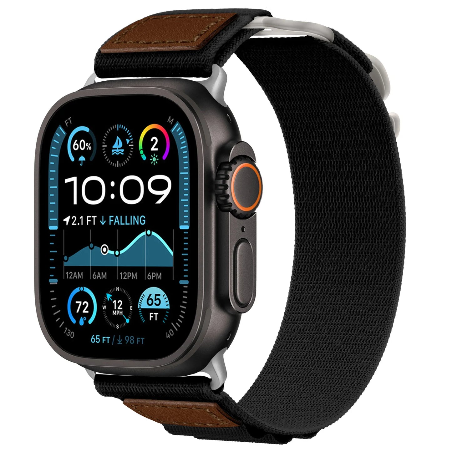 Alpine Loop Band for Apple Watch Ultra & Series 7–10, Adjustable 38–49mm Strap