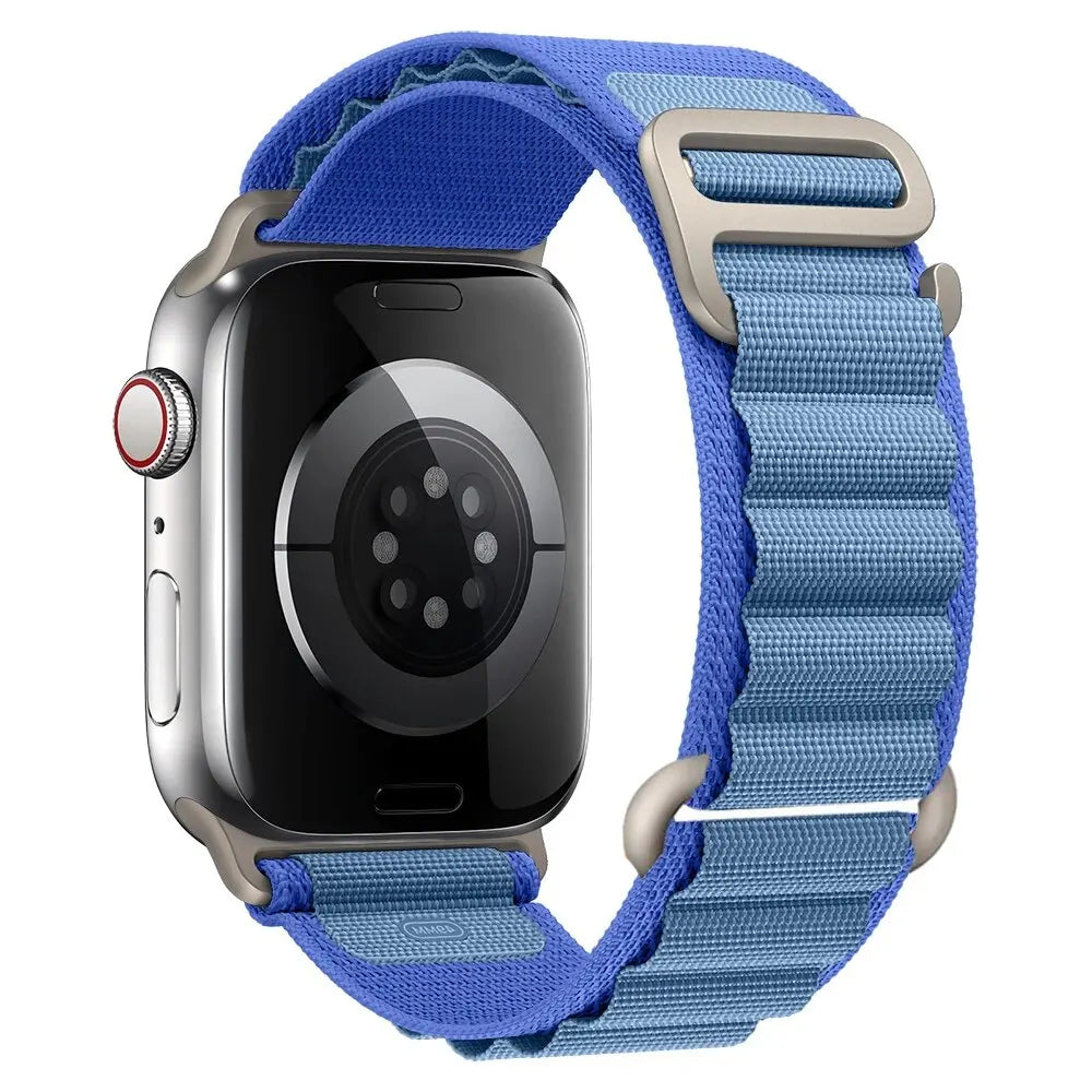 Nylon Alpine Strap for Apple Watch Ultra & Series 9–3 | 49–40mm Sport Band
